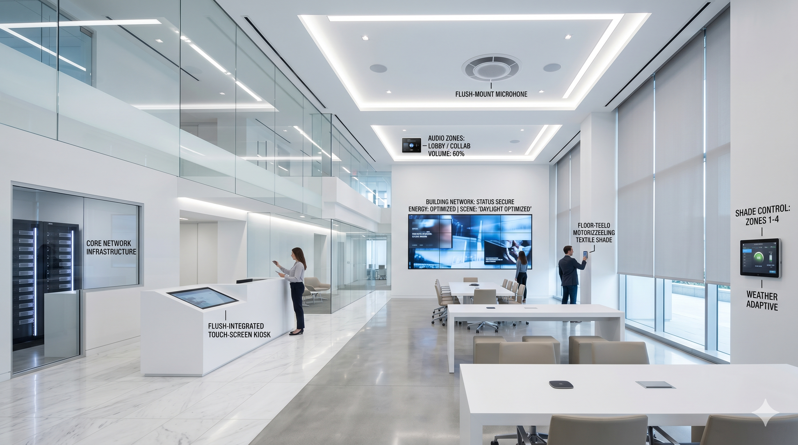 Commercial lighting control environment